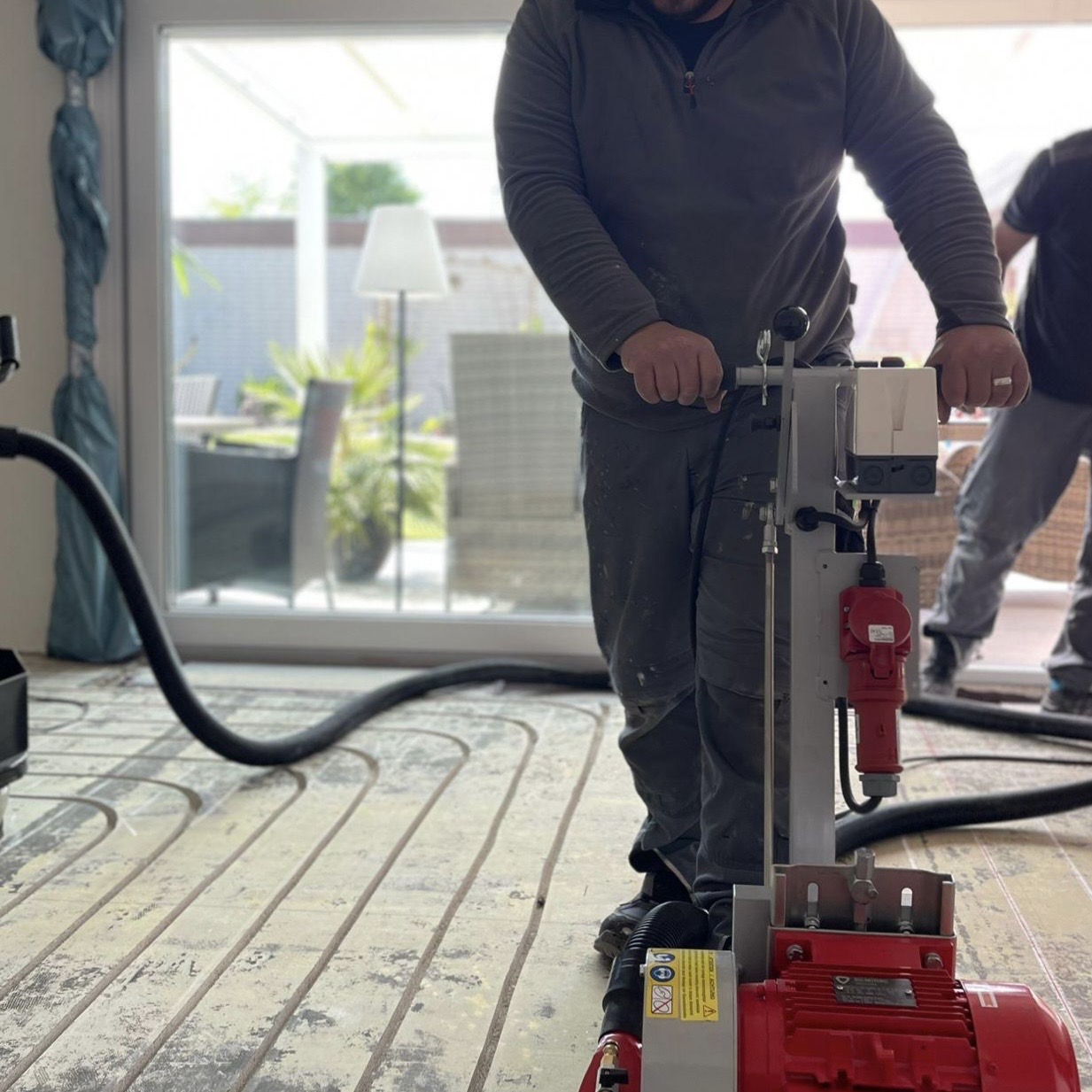 Fußbodenheizung Installation